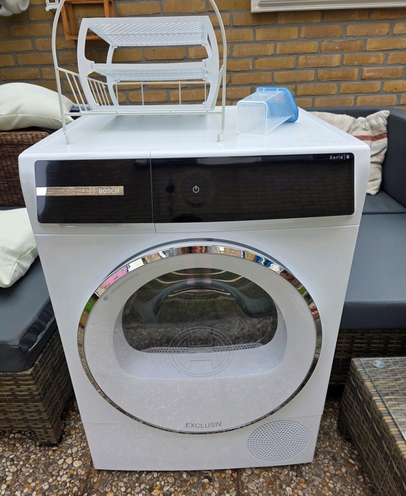 Bosch droger serie 8 warmtepompdroger WQB246C9NL, Witgoed en Apparatuur, Ophalen, Minder dan 85 cm, Anti-kreukfase, 8 tot 10 kg