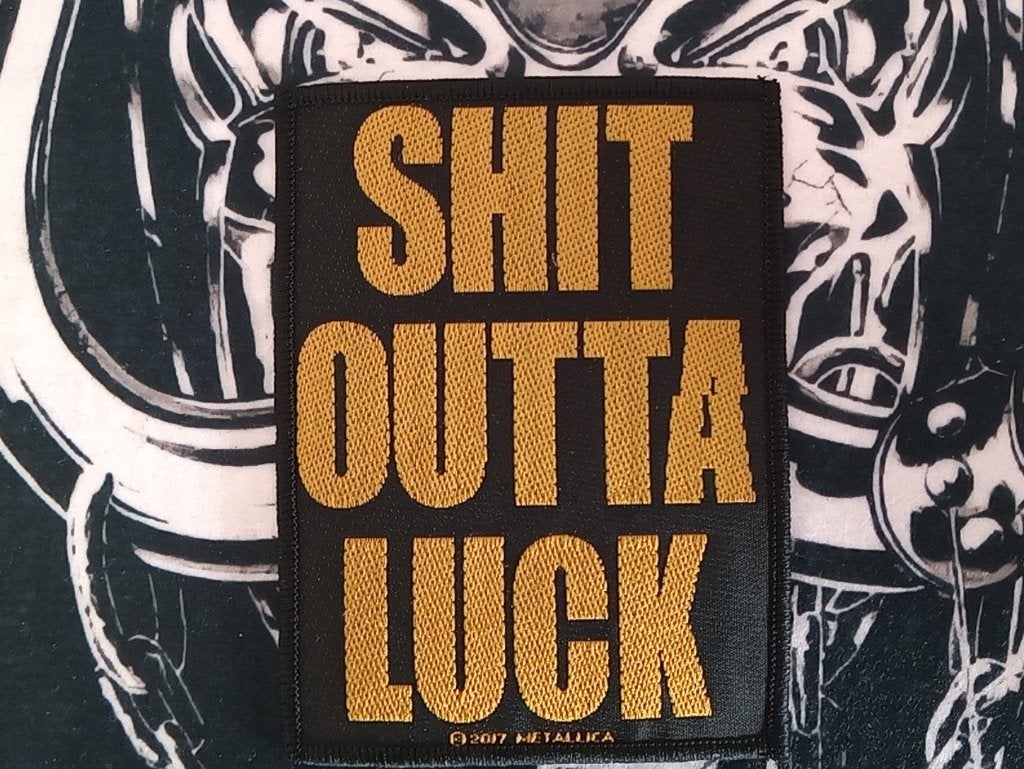Metallica mooie shit outta luck patch 161 official 2017, Ophalen of Verzenden, Nieuw, Kleding