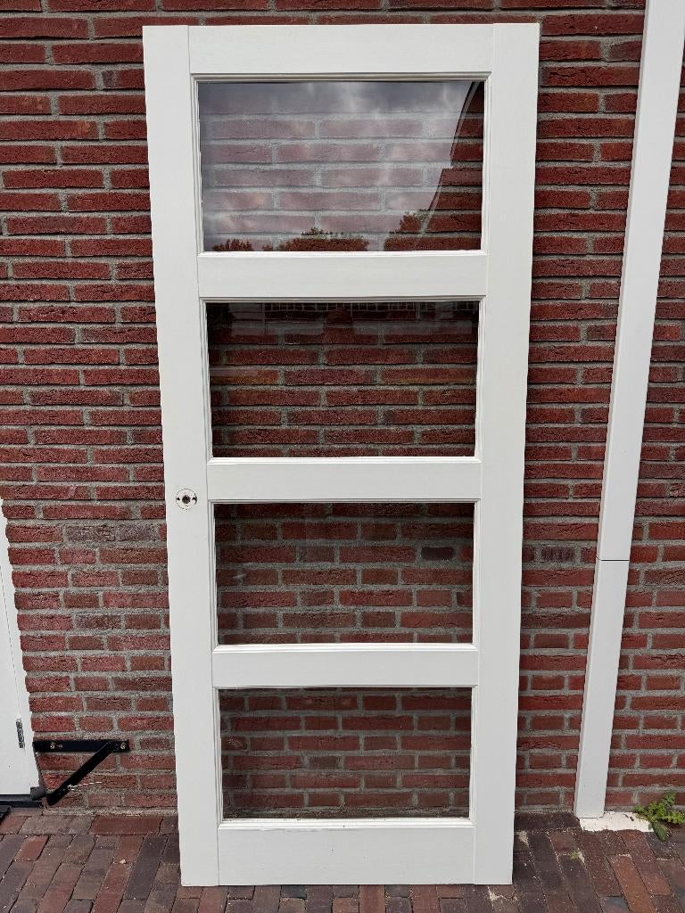 Stompe binnendeur met glas Skantrae SKS235 879x2108 mm, Ophalen, Gebruikt, 80 tot 100 cm, Binnendeur