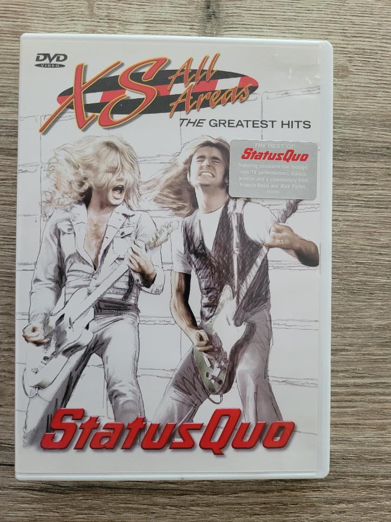 DVD  Status Quo XS  All areas The greatest hits, Ophalen of Verzenden, Zo goed als nieuw, Poprock