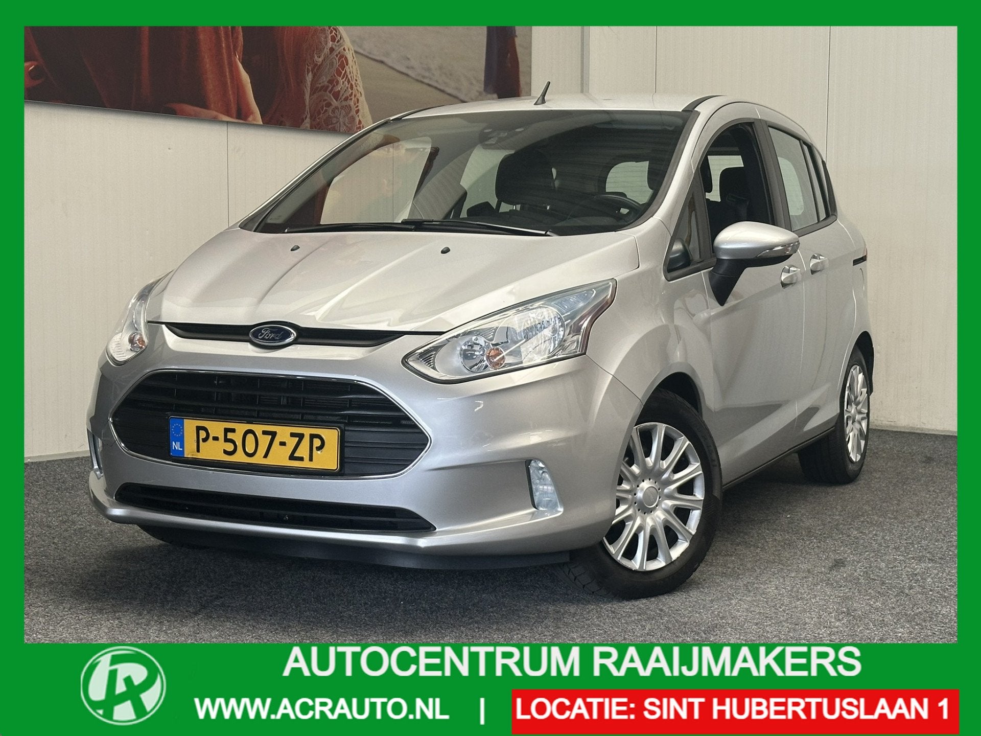 Ford B-MAX 1.6 TI-VCT STYLE AUTOMAAT AIRCO VOORRUITVERWARMIN, Auto's, Stof, Gebruikt, Zwart, 4 cilinders
