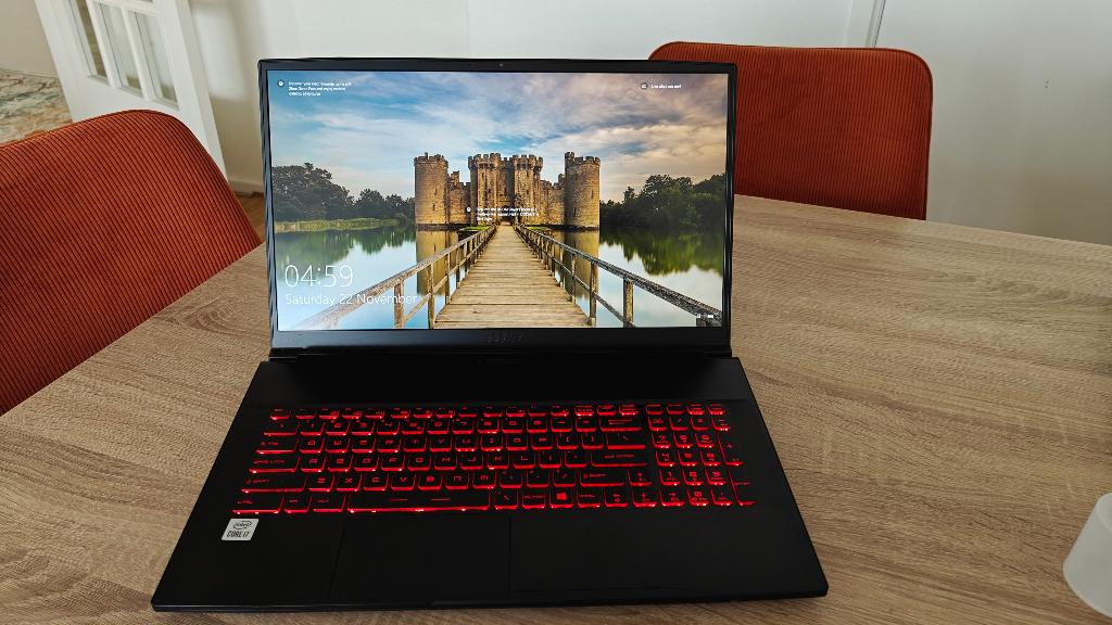 MSI GF75 Gaming Laptop, Computers en Software, Windows Laptops, Gebruikt, 2 tot 3 Ghz, Qwerty, Intel® Core™ i7 