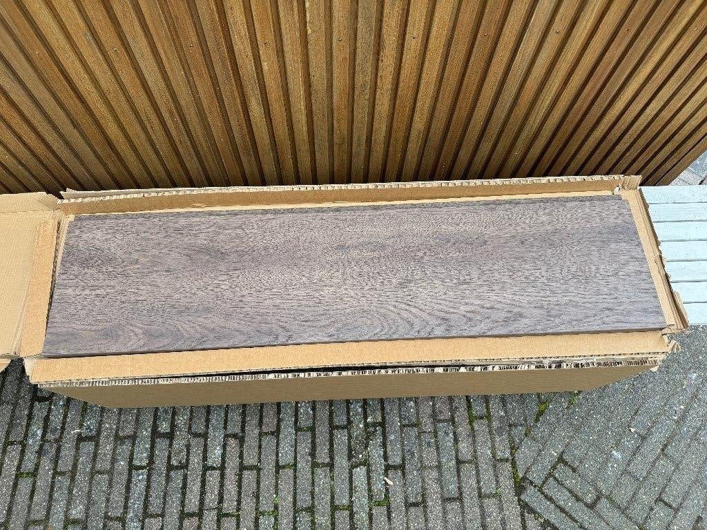 2x Maxaro greeploos front 120cm donkerbruin eiken beschadigd, Gebruikt, 100 tot 150 cm, Ophalen of Verzenden, Minder dan 25 cm