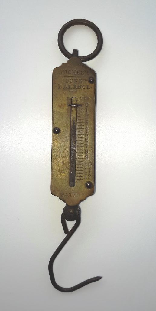Antieke urnster Hughes's Pocket Balance, Antiek en Kunst, Ophalen of Verzenden