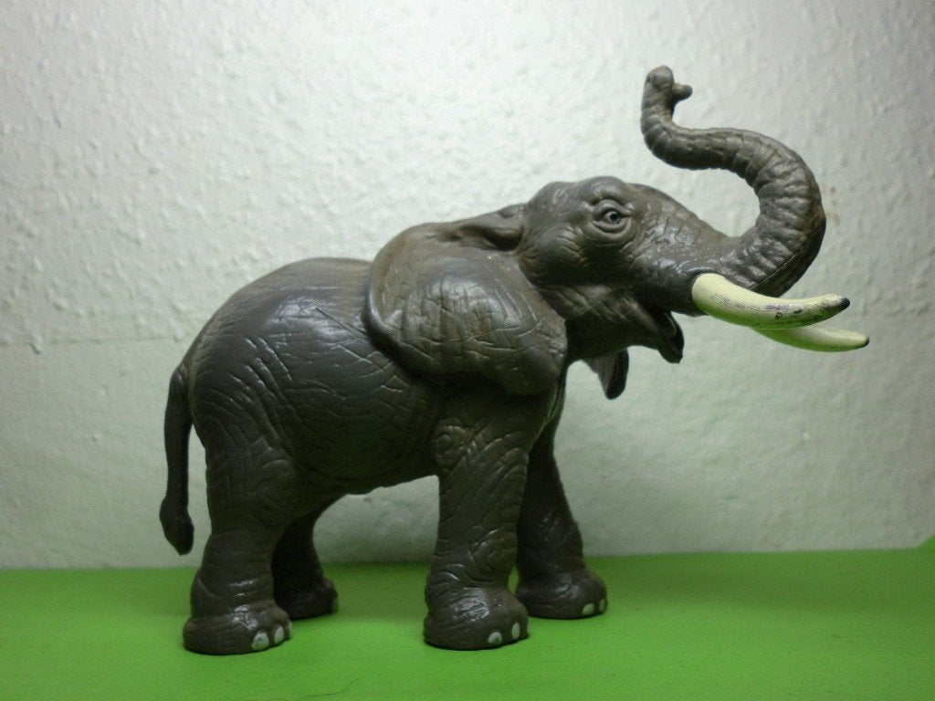 Schleich 14083 afr olifant, dierfiguur, Verzenden, Gebruikt, Wild dier, Beeldje of Figuurtje