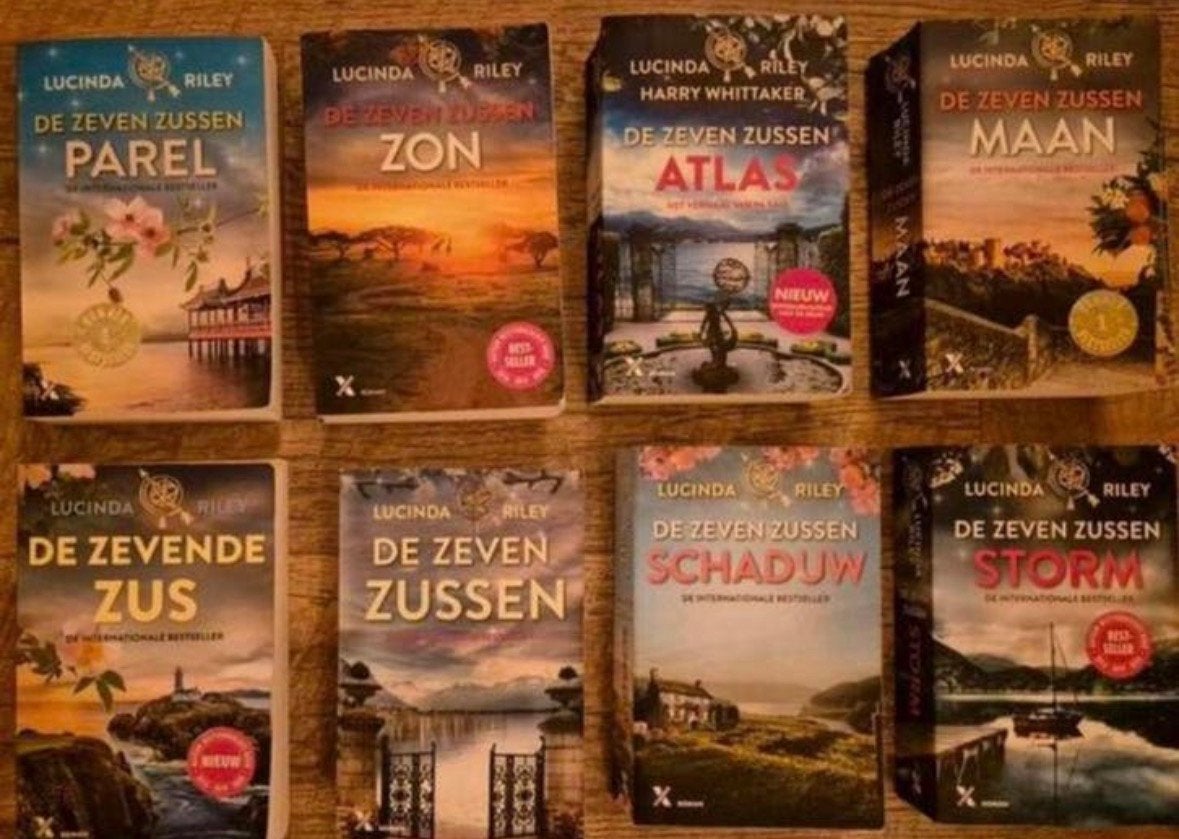 De zeven zussen - Lucinda Riley - complete serie, Boeken, Ophalen of Verzenden, Zo goed als nieuw