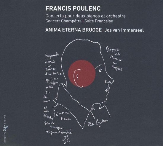 Poulenc - Concerto pour 2 pianos et orchestre e.a./Immerseel, Ophalen of Verzenden, Modernisme tot heden, Zo goed als nieuw, Orkest of Ballet