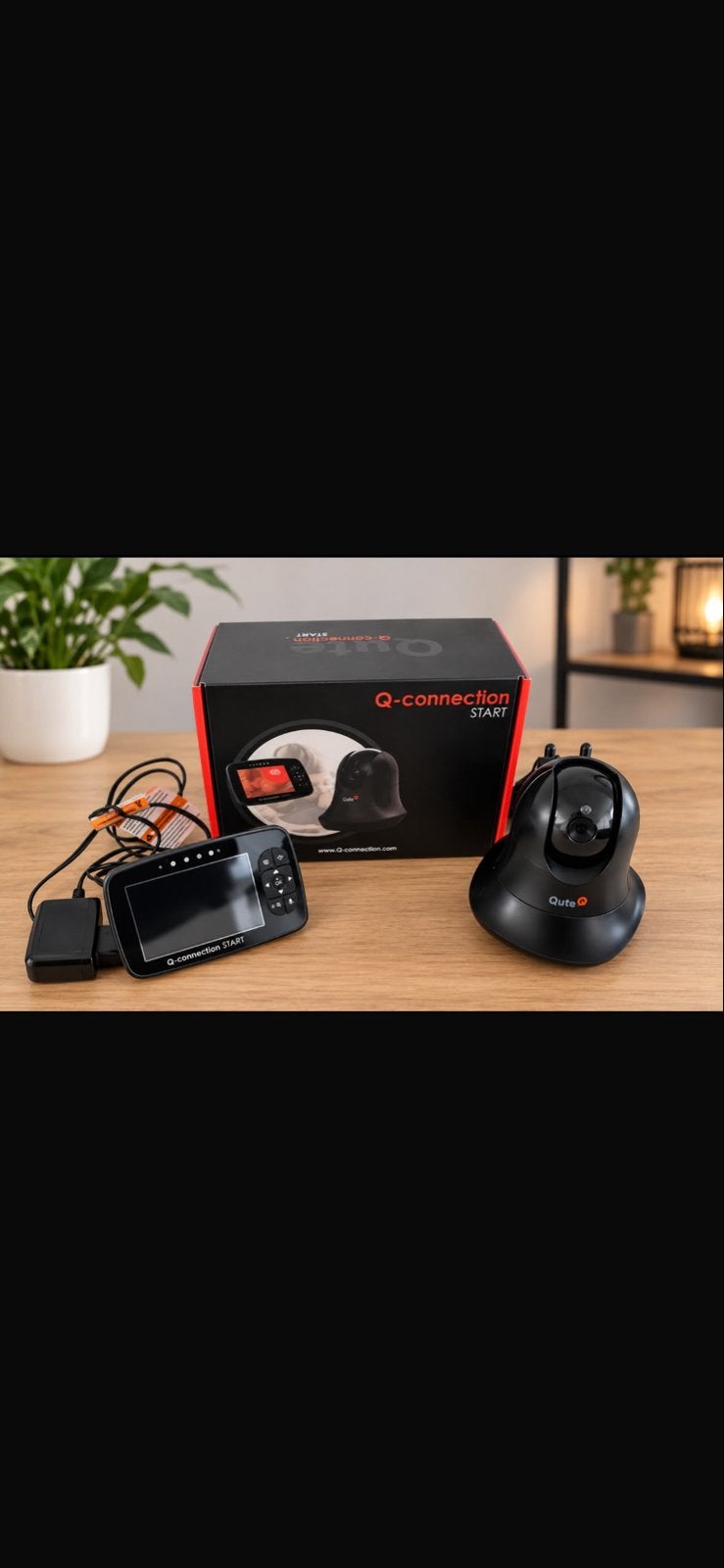 Q-connection START Babyfoon met Camera en Terugspreekfunctie, Ophalen of Verzenden, Zo goed als nieuw, 250 meter of meer, Camera