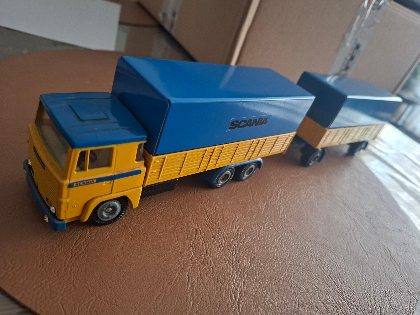 Tekno SCANIA 141 COMBI, Ophalen of Verzenden, Zo goed als nieuw, Bus of Vrachtwagen, Tekno
