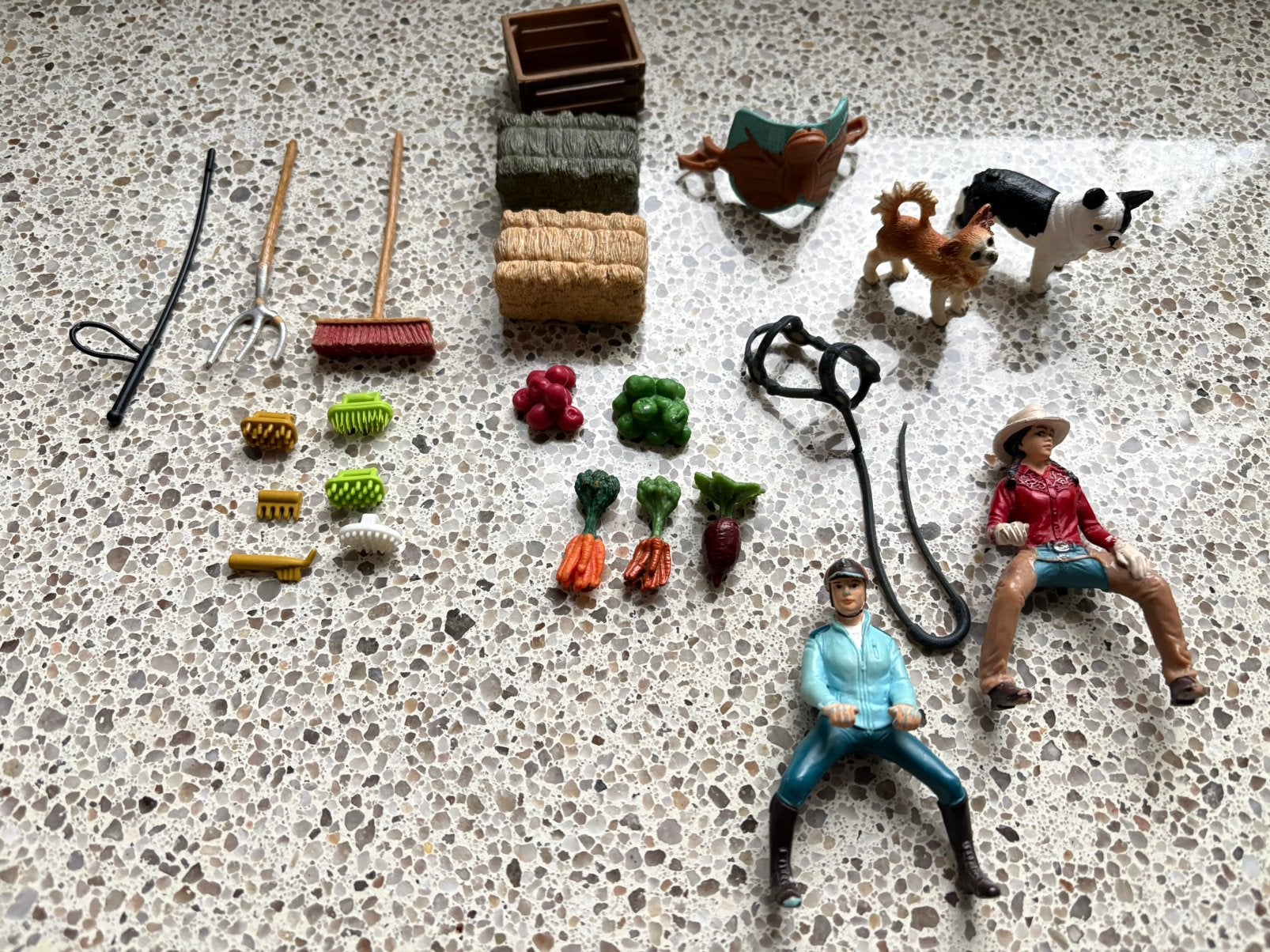 Schleich Boerderij Speelset met Figuren en Dieren, Ophalen, Gebruikt, Jongen of Meisje