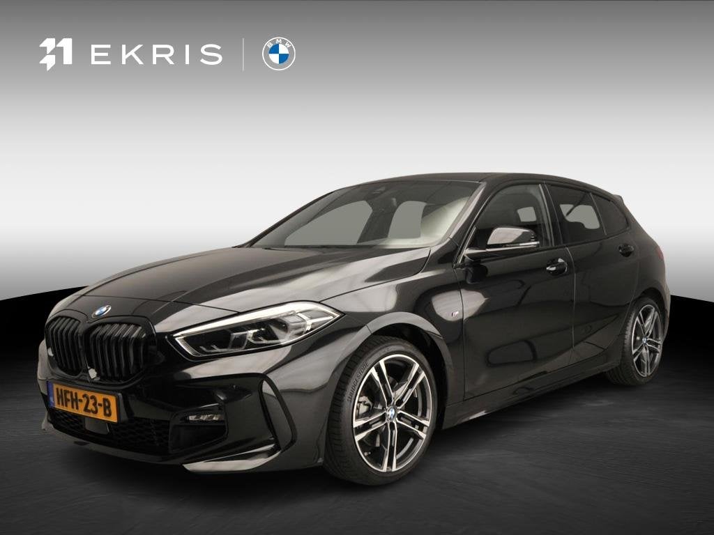 BMW 1 Serie 5-deurs 118i | M-Sportpakket | LED | Leder | Nav, Auto's, 136 pk, Gebruikt, Zwart, Bedrijf