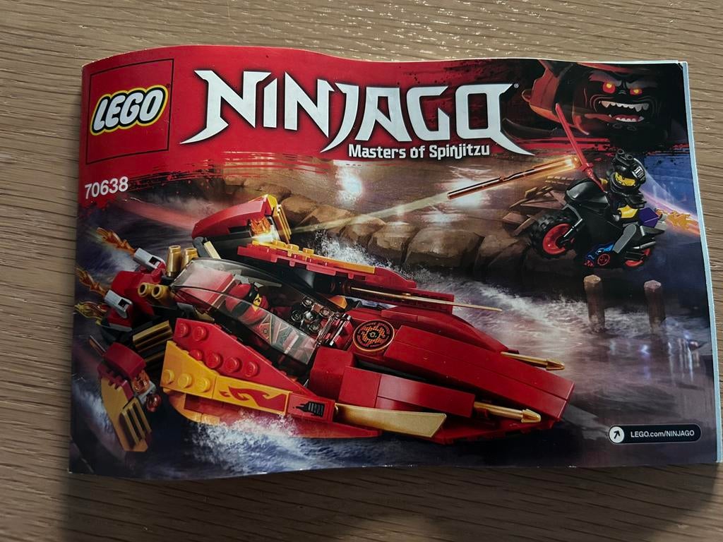 Lego ninjago 70638, Compleet, Lego, Ophalen of Verzenden, Zo goed als nieuw