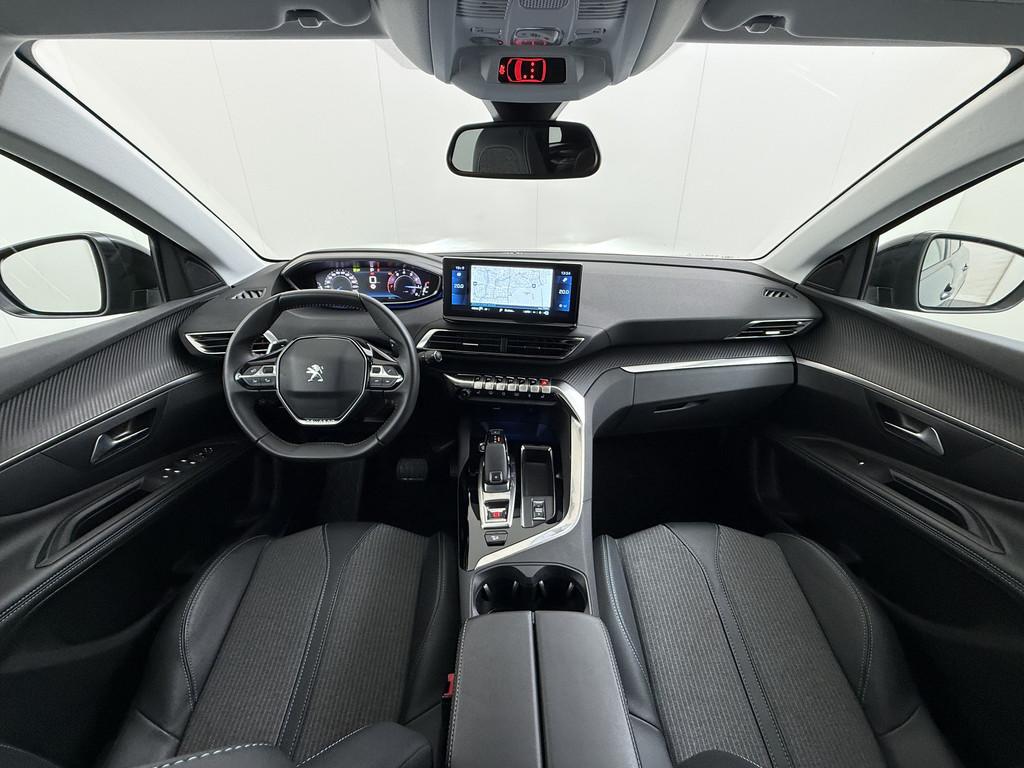 Peugeot 3008 T Aut. 131pk 360°Camera AppleCarplay AndroidAu, Auto's, Peugeot, Gebruikt, Blauw, Leder en Stof, Lichtsensor