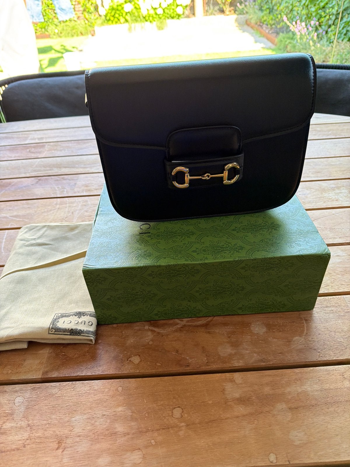 Gucci Horsebit 1955 Mini Tas - Zwart Leer, Sieraden, Tassen en Uiterlijk, Tassen | Damestassen, Ophalen of Verzenden, Zo goed als nieuw
