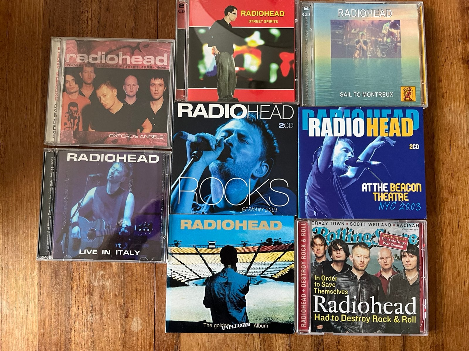 Radiohead Live optredens op cd, Cd's en Dvd's, Overige formaten, Ophalen of Verzenden, Zo goed als nieuw, Pop