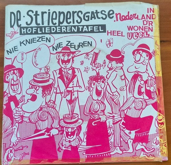Loon Persing Single (68) De Striepersgatse Hofliederentafel, Gebruikt, Ophalen of Verzenden, Fotohoes, 12 inch