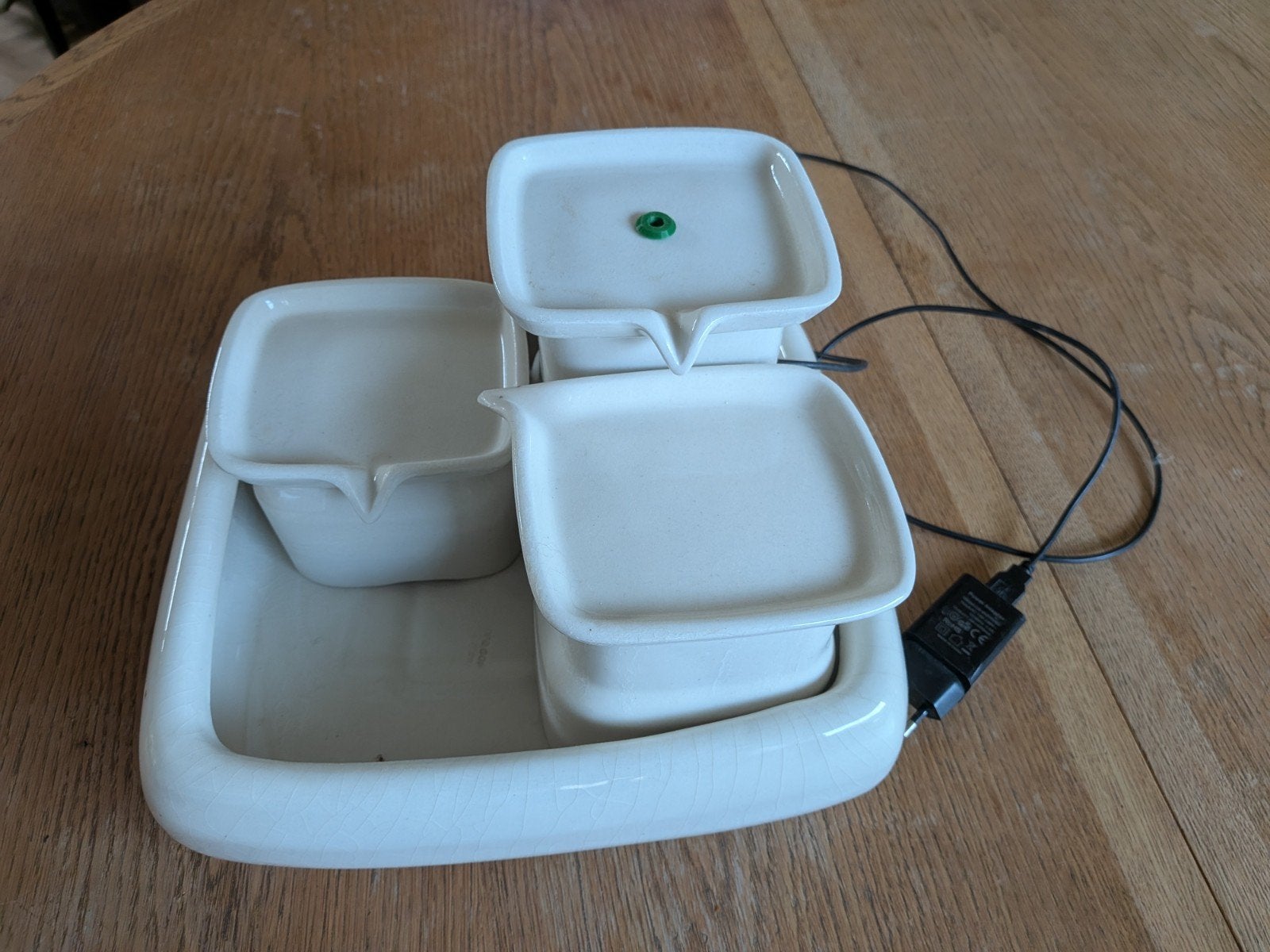 Miaustore keramische drinkfontein voor katten, Dieren en Toebehoren, Kattenvoerbakken en Drinkbakken, Ophalen of Verzenden, Automatisch