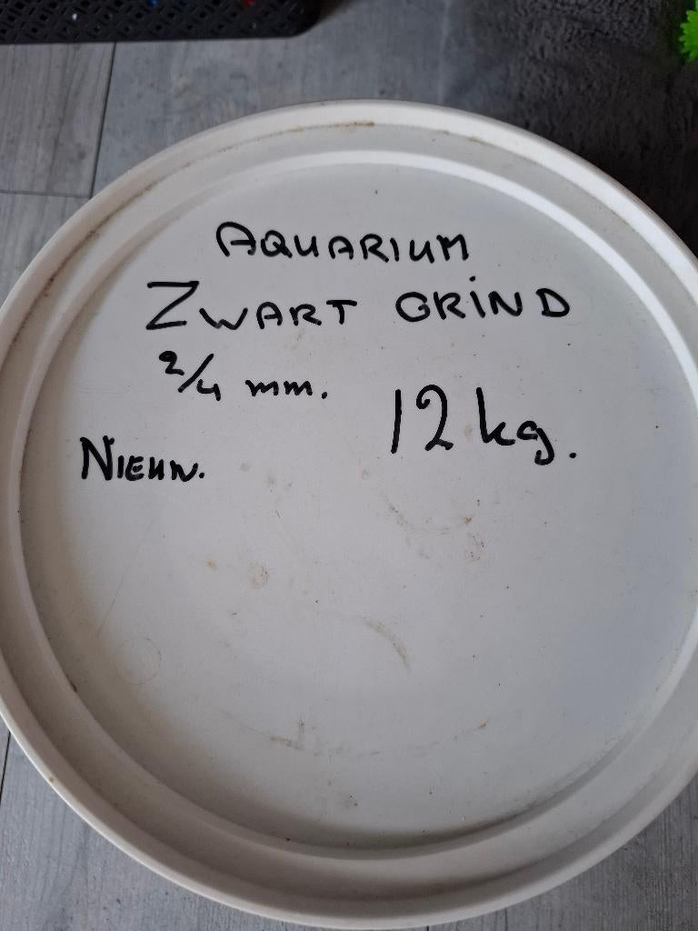 AQUA 02 - Aquarium grind 2-4 mm Zwart 12 kg, Dieren en Toebehoren, Vissen | Aquaria en Toebehoren, Ophalen of Verzenden, Nieuw