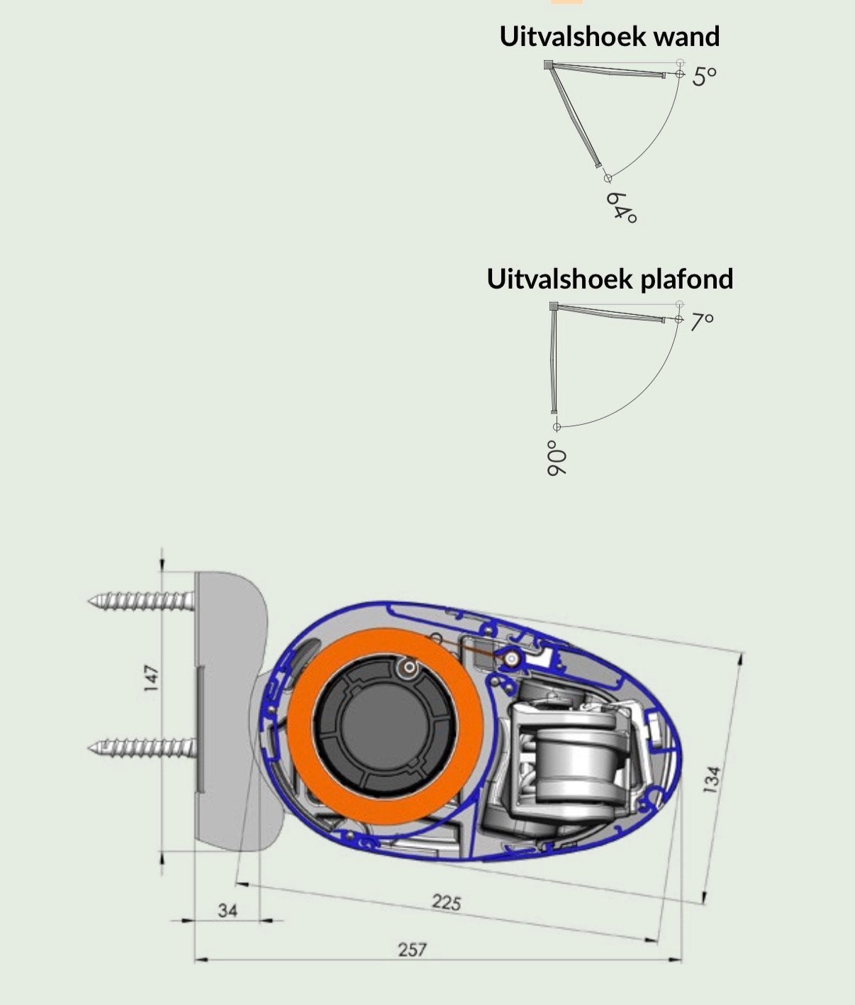 NIEUW Allround Gaudi 300 Knikarmscherm 4100x2000mm, Ophalen, 150 tot 300 cm, 250 cm tot 450 cm, Knikarmscherm