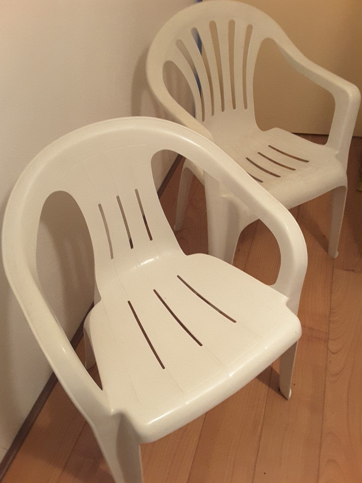 Stapelstoelen gratis, Ophalen, Gebruikt, Kunststof