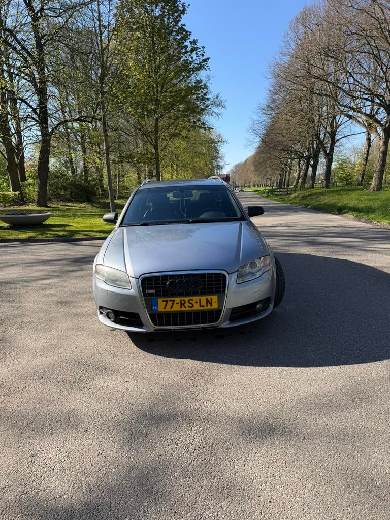 Audi A4 2.0 Tfsi S-line 147KW Avant Quattro 2005 Grijs, Navigatiesysteem, Zwart, 4 cilinders, 1984 cc