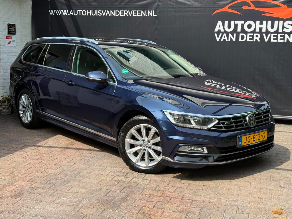 Volkswagen Passat Variant 1.6 TDI Business Edition R, ACC/Ca, Auto's, Gebruikt, Euro 6, 4 cilinders, Blauw