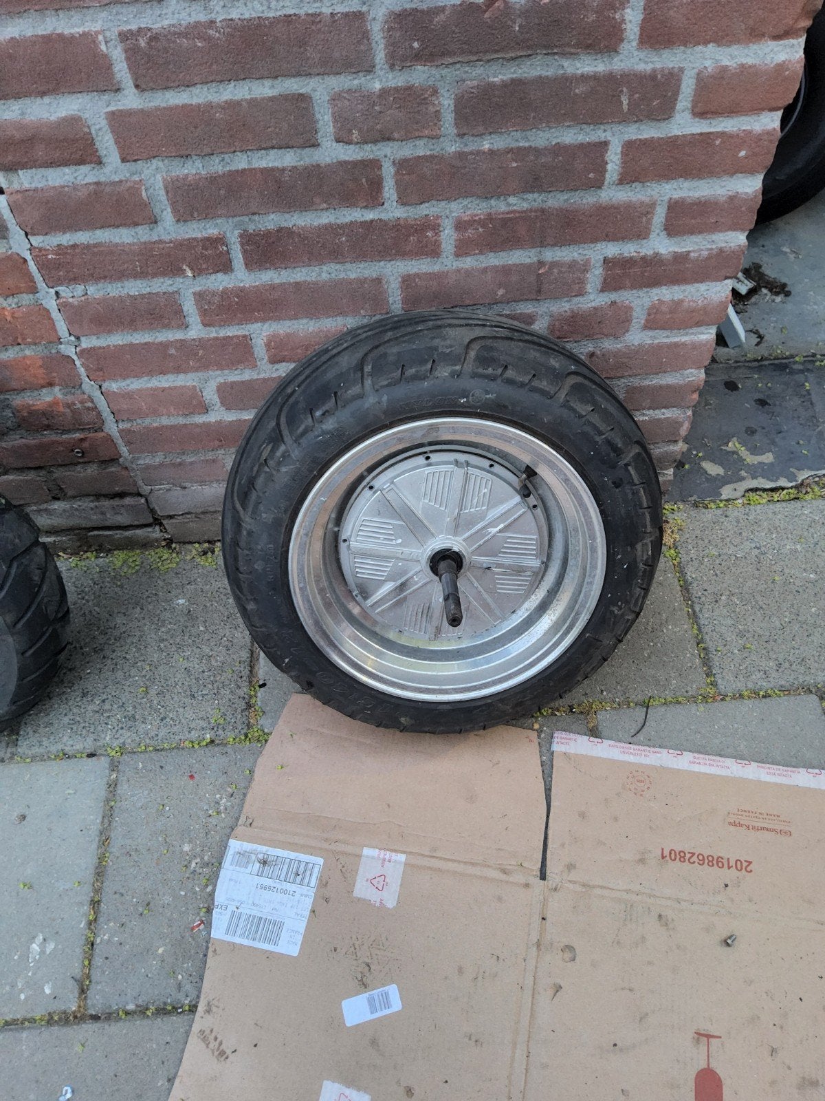 E-chopper achterwiel met band - werking onbekend, Ophalen of Verzenden, Gebruikt, Overige typen