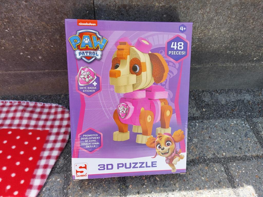 Paw Patrol Skye 3D Puzzel - 48 Stukjes, Ophalen, 10 tot 50 stukjes, Nieuw, 4 tot 6 jaar