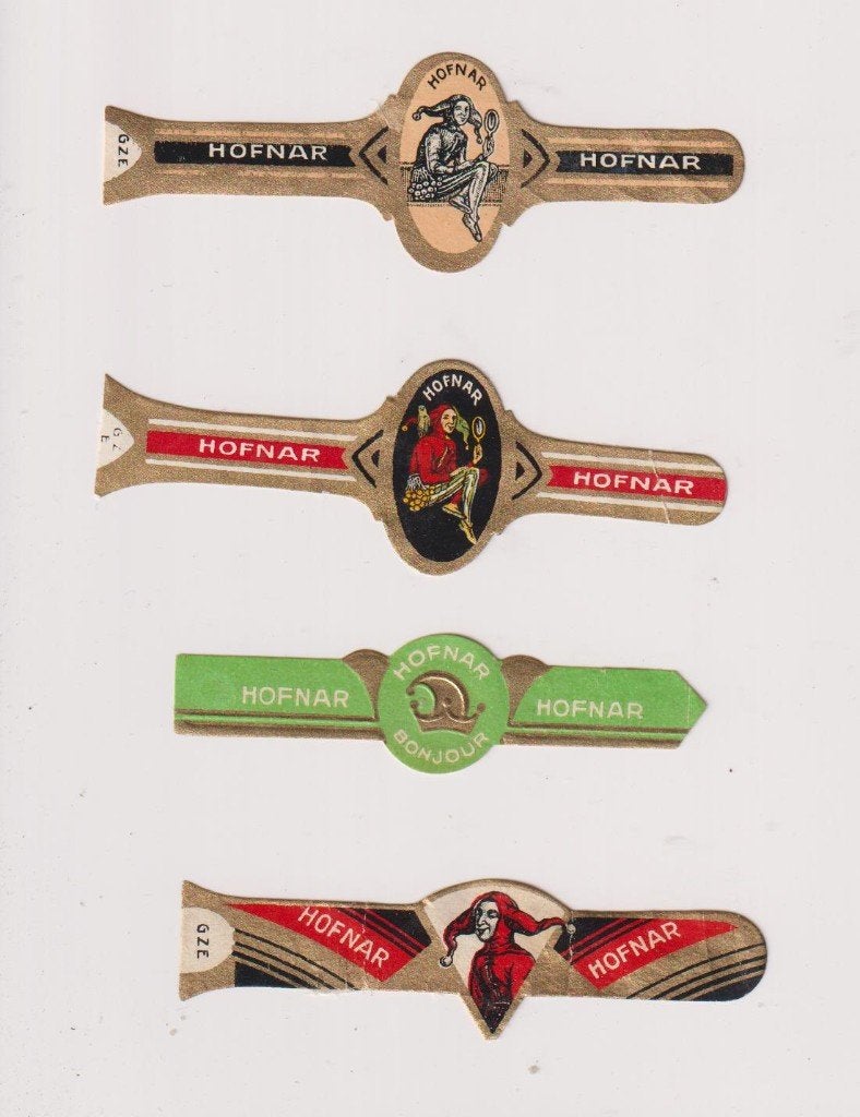 sigarenbanden - HOFNAR, Ophalen of Verzenden, Zo goed als nieuw, Sigarenbandjes
