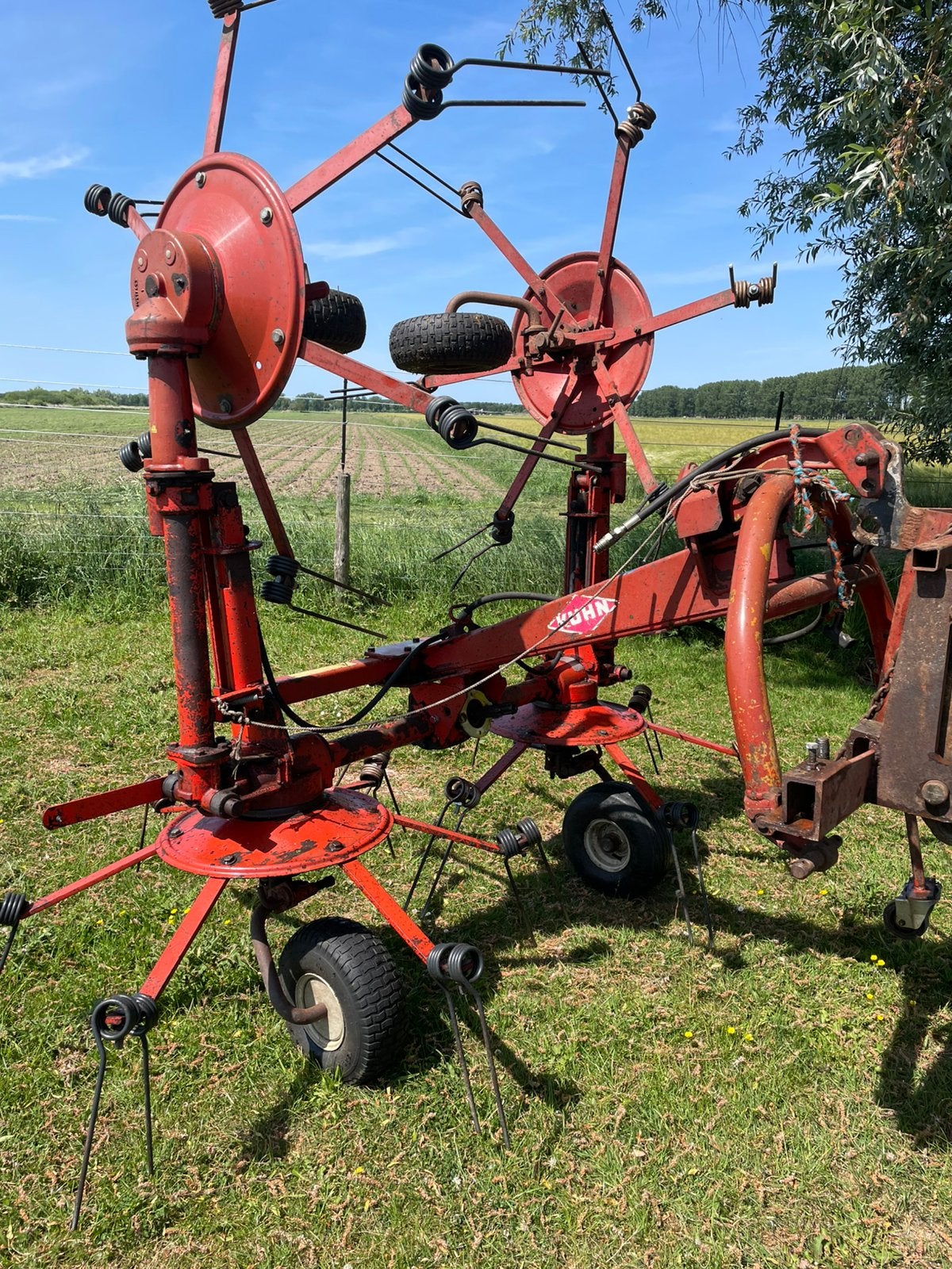 Schudder kuhn, Ophalen, Weidebouw