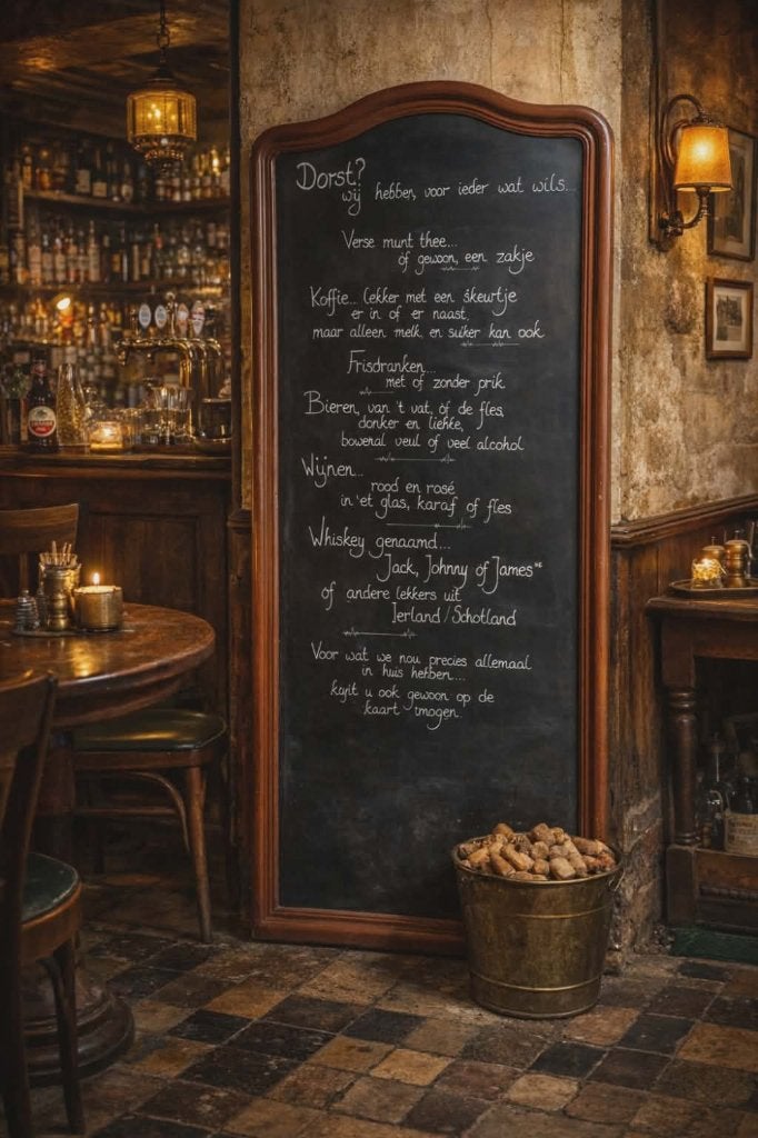 XXL horeca reclame bord, krijtbord ideaal voor je shop!, Ophalen, Gebruikt, ., .