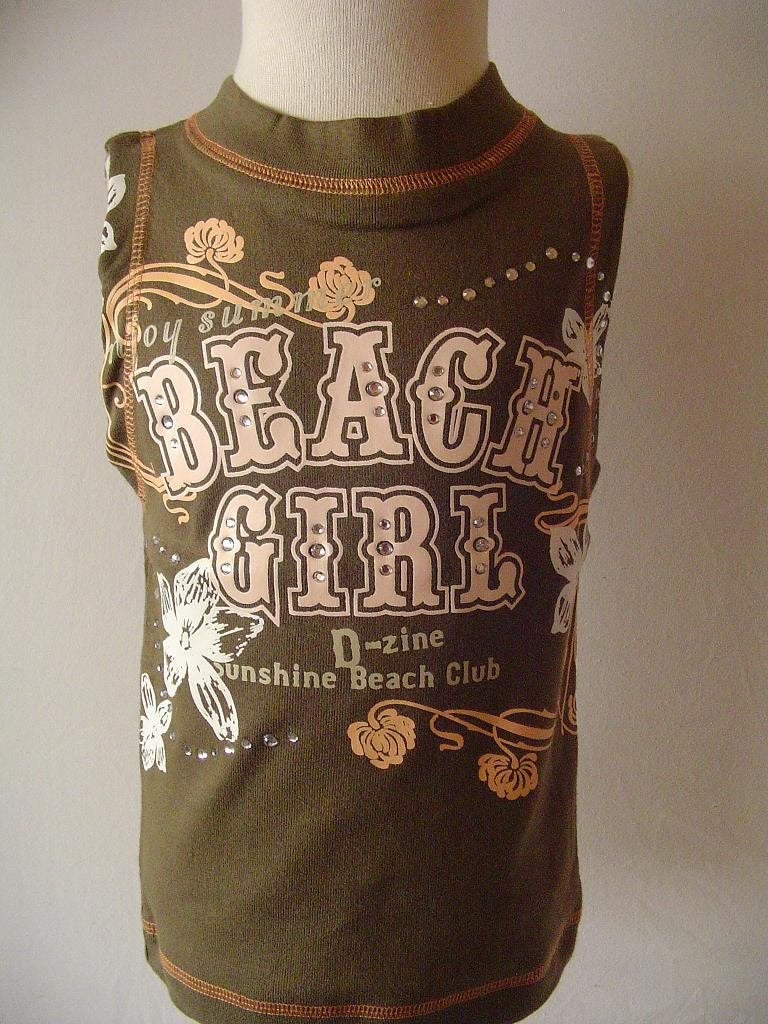 PERSIVAL hempje 104 met veel blingbling in~~nieuw~~staat, Verzenden, Zo goed als nieuw, Meisje, Shirt of Longsleeve
