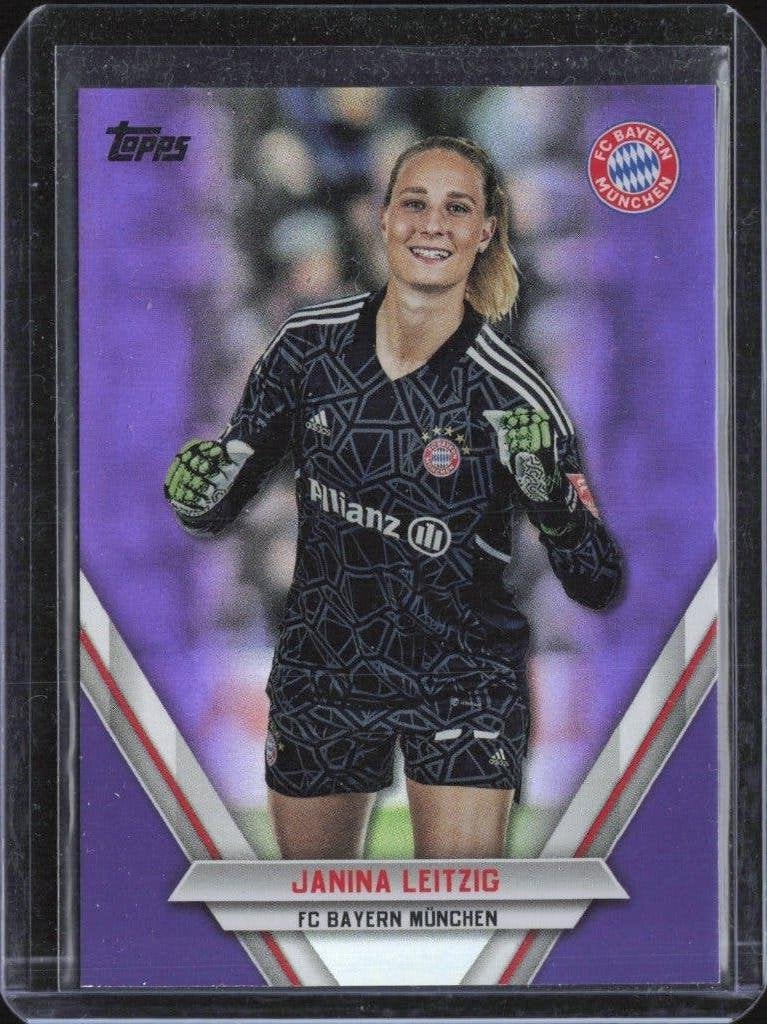 Janina Leitzig /70 Topps Bayern München Purple, Ophalen of Verzenden, Plaatje