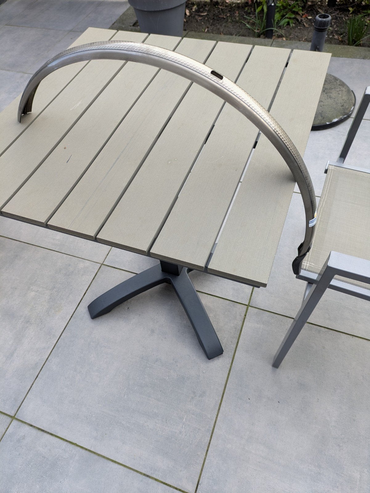 Fiets achter spatbord 28 inch, Ophalen, Gebruikt, Spatbord
