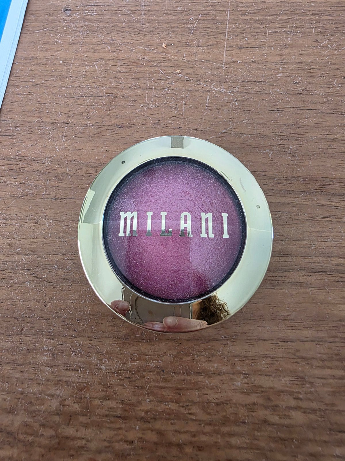 Milani Baked Powder Blush - 01 Dolce Pink, Ophalen of Verzenden, Zo goed als nieuw, Roze, Wangen