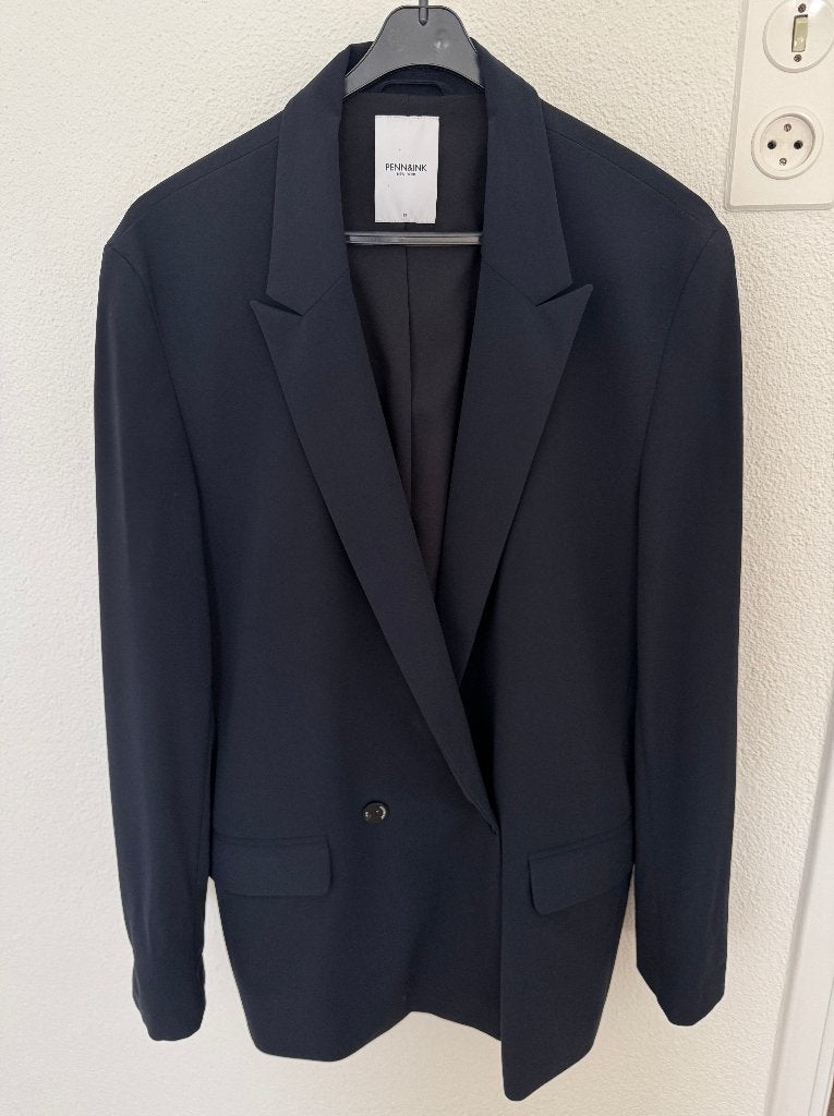 Penn & Ink New York Logan Blazer - Navy Blauw, Maat 38/40 (M), Nieuw, Jasje, Verzenden