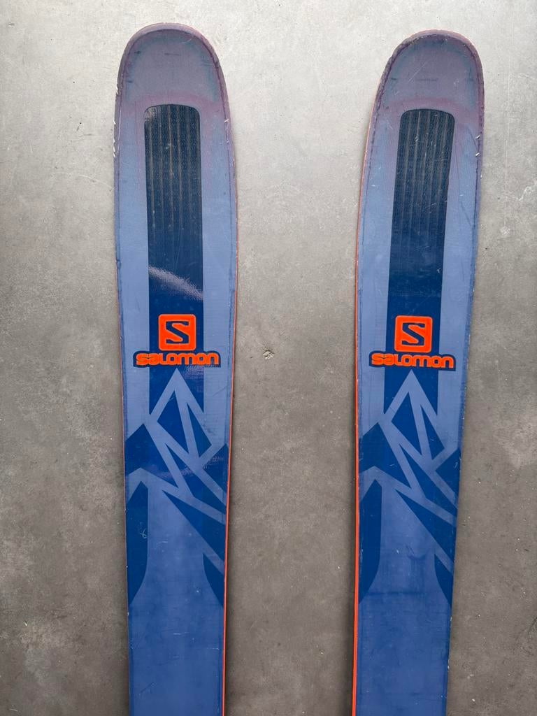 Salomon QST 99 174 + Komperdell ski stokken, Overige merken, Stokken, 100 tot 140 cm, Ophalen of Verzenden
