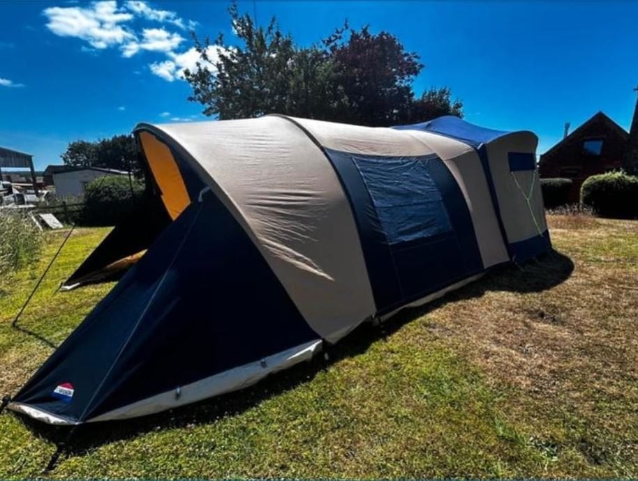 Cabanon Stratos vouwwagen 2008 met luifel en imperiaal, Caravans en Kamperen, Ophalen, Meerkleurig, Cabanon, Aanwezig
