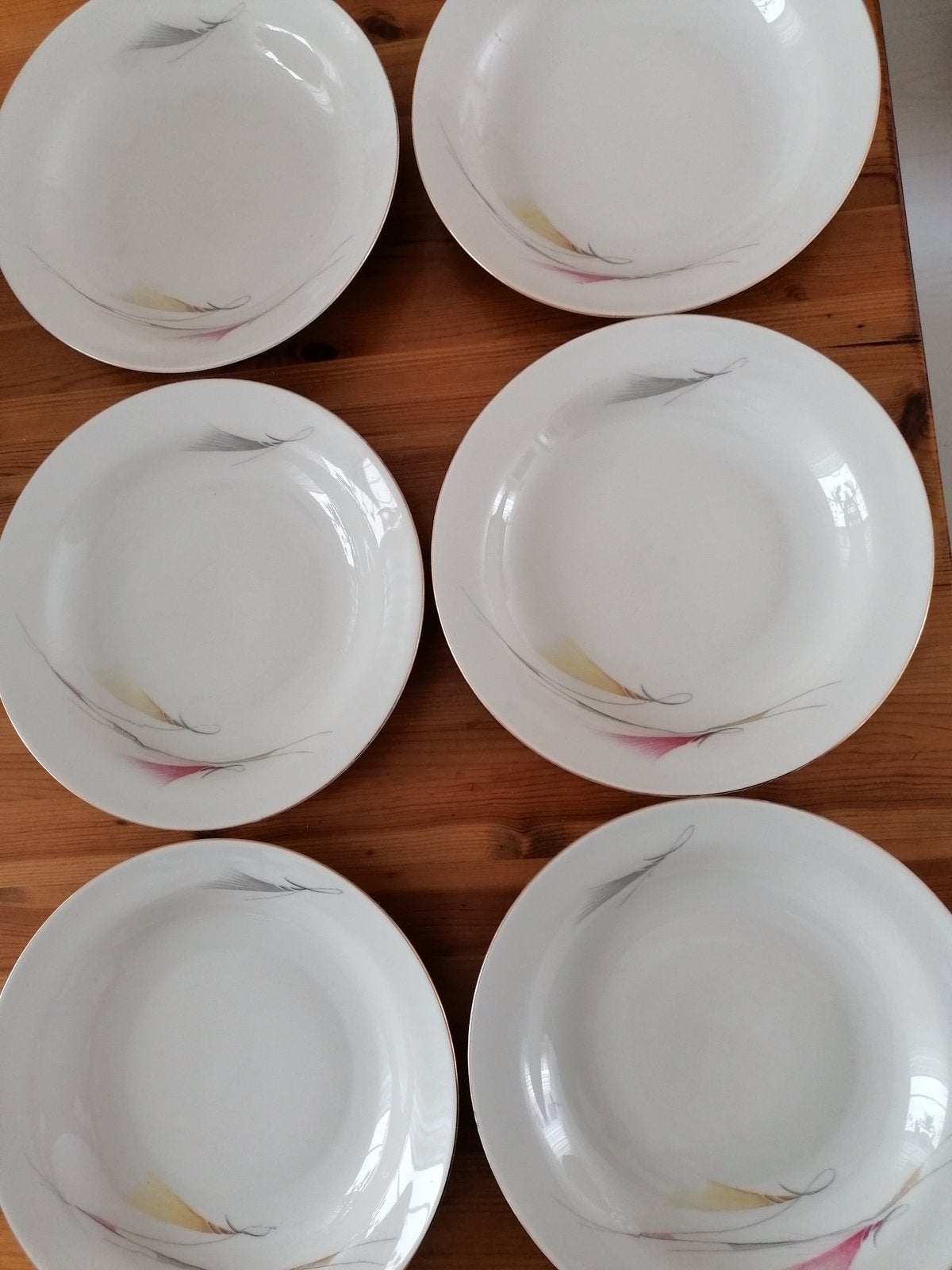 6 puntgave borden merk Combina Serviezen Bavaria 101, Antiek en Kunst, Ophalen of Verzenden