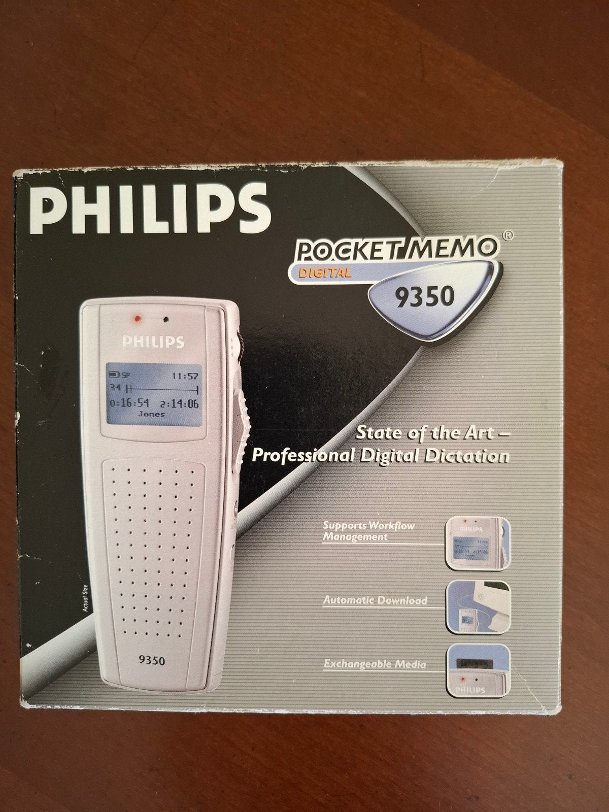 Philips pocket memo 9350 digitale recorder, Ophalen of Verzenden, Philips