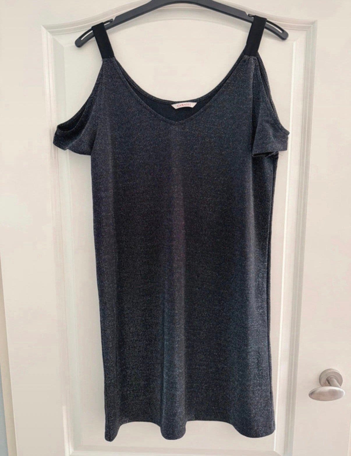 Glitter jurkje Camaïeu maat 42/44, Kleding | Dames, Zwart, Maat 42/44 (L), Ophalen of Verzenden, Zo goed als nieuw