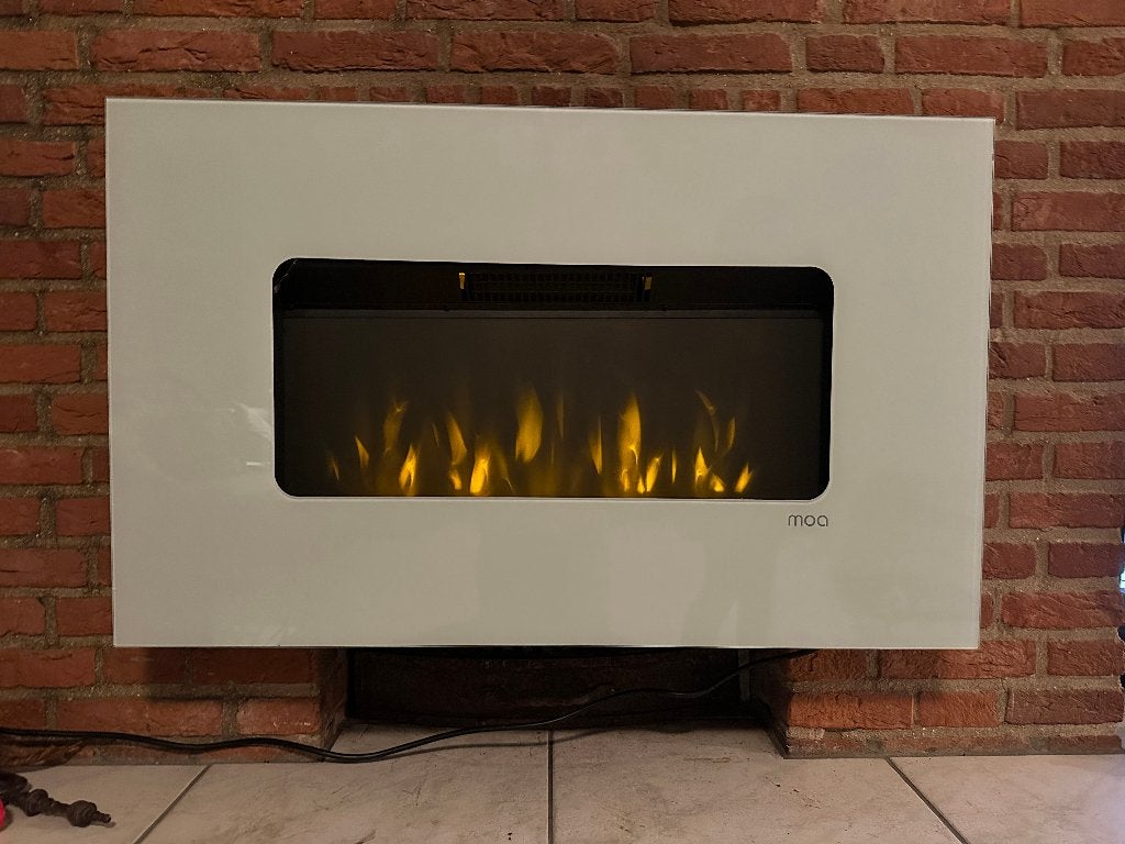 Moderne MOA elektrische haard, Ophalen, Gebruikt, Hangende haard, Elektrische haard