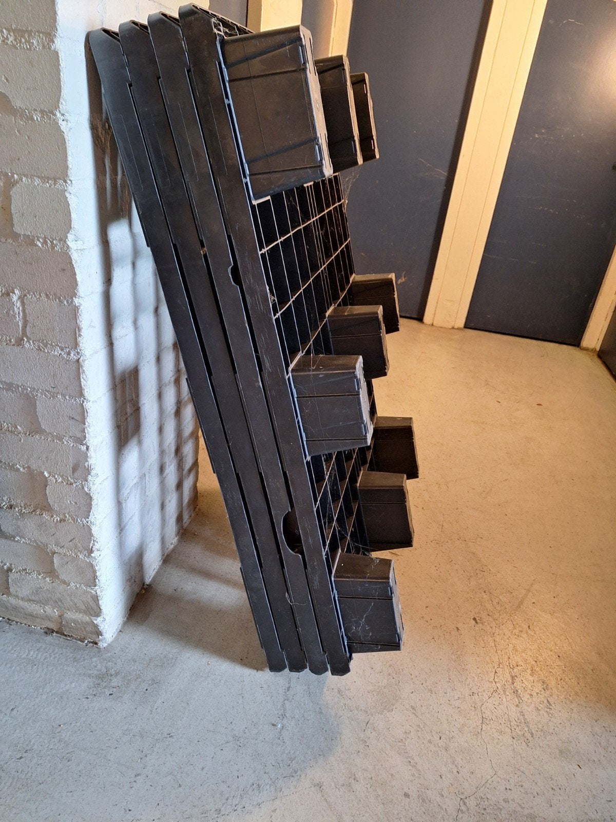 4 plastic pallets, Ophalen, Gebruikt