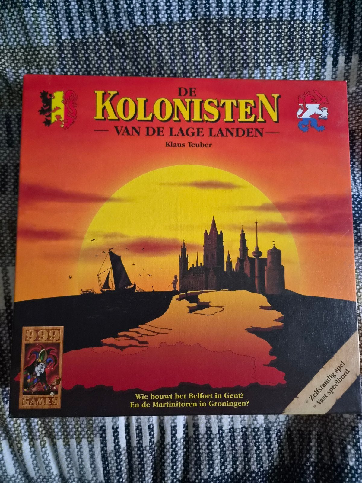 De Kolonisten van de Lage Landen - Bordspel, Hobby en Vrije tijd, Gezelschapsspellen | Bordspellen, Drie of vier spelers, Ophalen of Verzenden