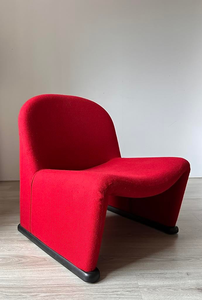 2x Sitland vintage design fauteuils, Ophalen, 75 tot 100 cm, Zo goed als nieuw, Stof