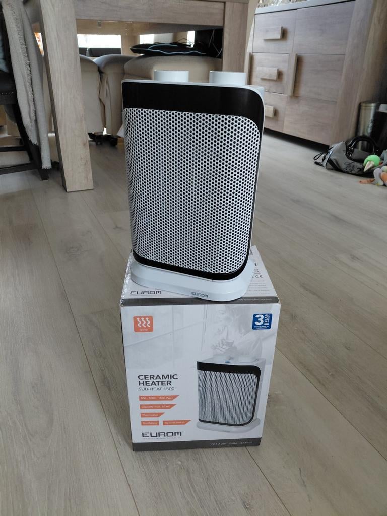 Eurom Ceramic Heater SUB-HEAT 1500, Ophalen of Verzenden