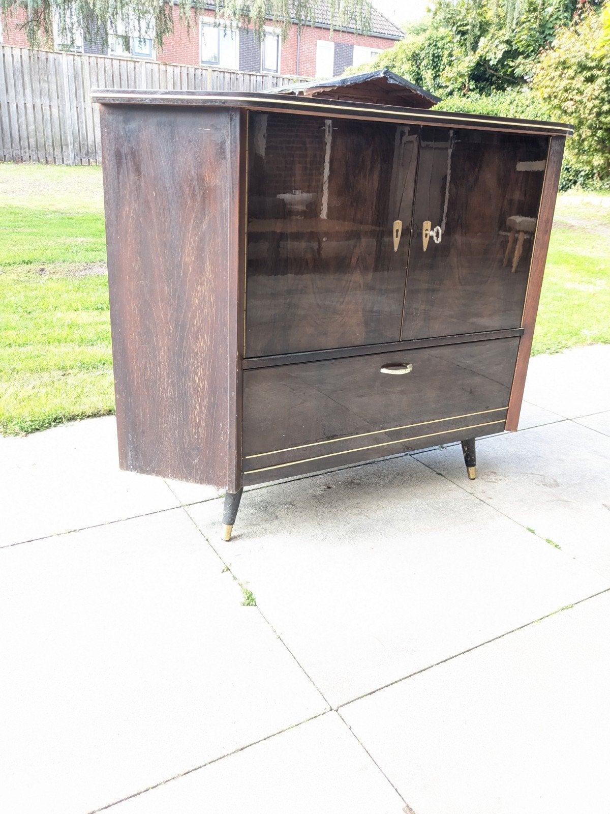 vintage kastje dressoir, Huis en Inrichting, Ophalen, 25 tot 50 cm