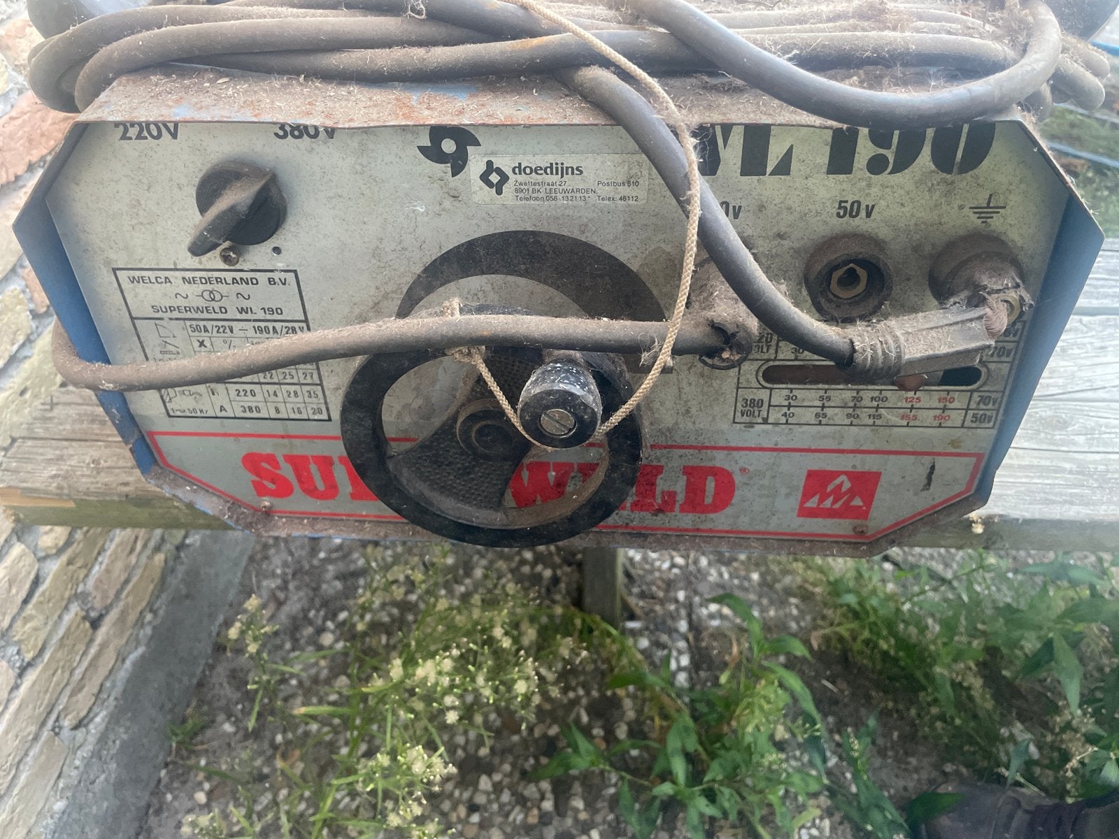 Welca Superweld WL 190 lasapparaat - Gebruikt, Ophalen, Gebruikt, 150 tot 250 ampère, Elektroden