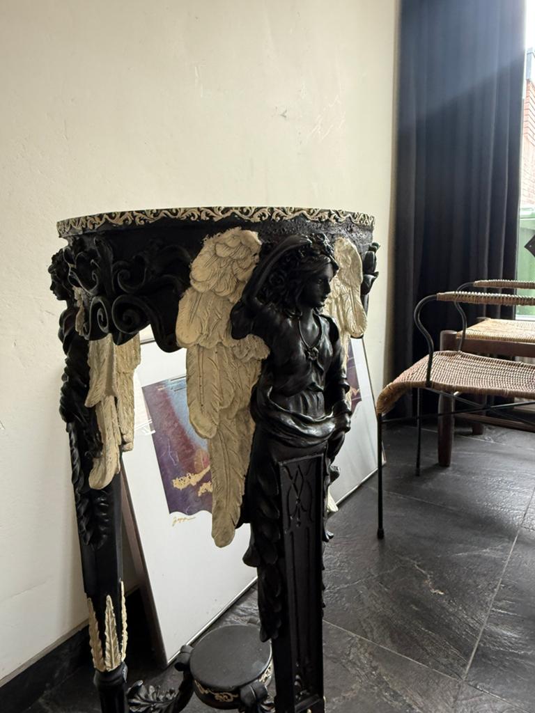 Unieke Barok Stijl Console Tafel met Engelen en Vleugels, Antiek en Kunst, Ophalen