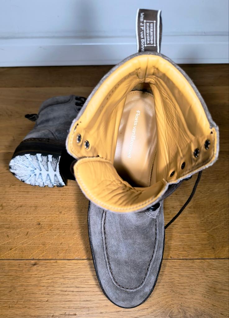 Floris van Bommel hoge herenschoenen maat 8,5 / 42,5, Ophalen, Bruin, Boots, Floris van Bommel